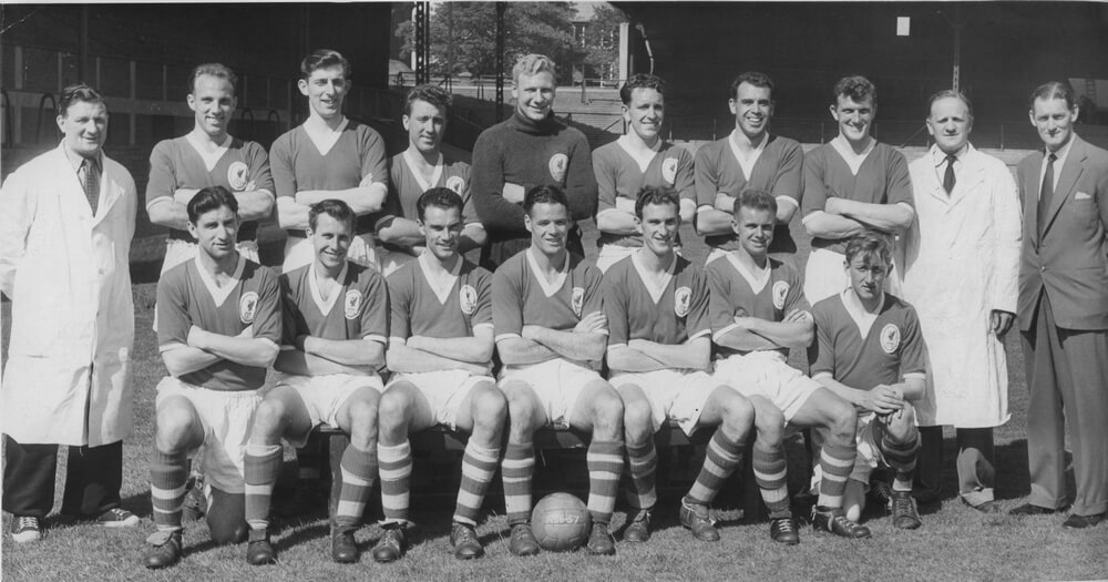 Liverpool FC Team in 1955